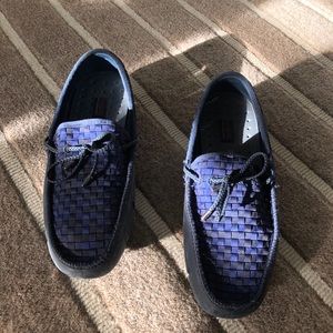 Braided Waterproof Lace Loafer with Suede